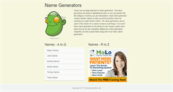 Desktop Screenshot of namescrambler.com