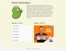 Tablet Screenshot of namescrambler.com